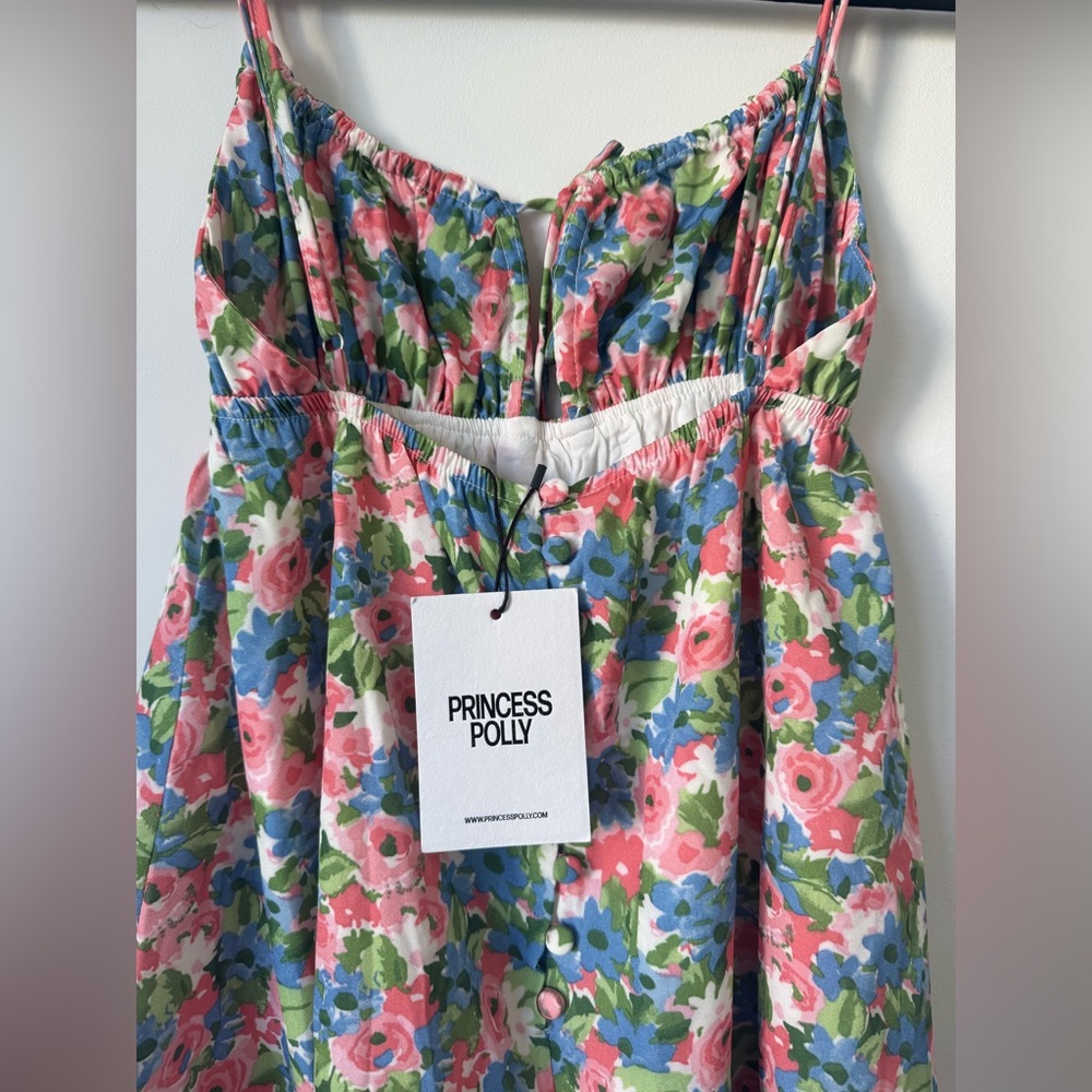 Princess Polly Empress Of Love Mini Dress Multi - Size 0 - Picture 15 of 16